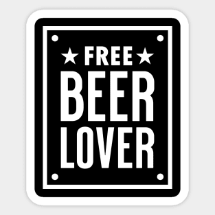 Free Beer Lover 01 Sticker